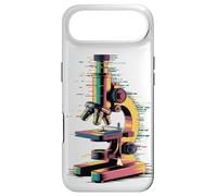 Glitch Art Microscope Scientist Biologist Microbiologist Case for iPhone Air