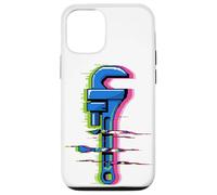 Glitch Art Plumber Wrench Plumbing Pipe Drain Plumbers Case for iPhone 12/12 Pro