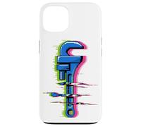Glitch Art Plumber Wrench Plumbing Pipe Drain Plumbers Case for iPhone 13