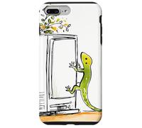 Glitch Art TV Static Noise Gecko Graphic Case for iPhone 7 Plus/8 Plus