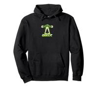 Glitch Art Typography Ufo Pullover Hoodie