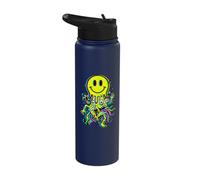 Glitch Core Melting Monster Psychedelics Eldritch Horror Stainless Steel Insulated Water Bottle