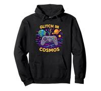 Glitch In Cosmos Gaming Control Pullover Hoodie
