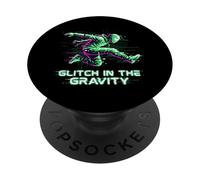 Glitch In The Gravity Art Lovers Digital Art Enthusiasts PopSockets Adhesive PopGrip