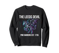Glitch Leeds Devil 13th Child Pine Barrens Cryptid Sweatshirt