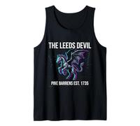 Glitch Leeds Devil 13th Child Pine Barrens Cryptid Tank Top
