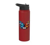 Glitch Reality Break System Butterfly Stainless Steel Insulated Water Bottle