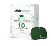 Glitch Self Heating Eye Mask - Steam Eye Mask for Dry Eyes, Soothing Relief, Stress Reduction - Disposable Warm Eye Compress Moist Heat