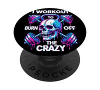 Glitch Skull Kettlebell I Workout To Burn Off The Crazy PopSockets Adhesive PopGrip