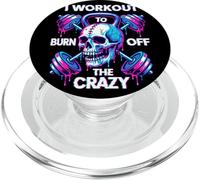 Glitch Skull Kettlebell I Workout To Burn Off The Crazy PopSockets PopGrip for MagSafe