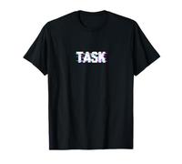 Glitch Text Effect Minimal Quote Design Clean Cyber T-Shirt