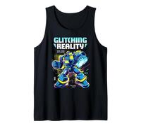 Glitching Reality Robo Mode Activated Cyber Mech Tank Top