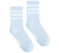 Glitopper Bride to Be Socks Bridesmaid Gifts for Women Bride to Be Bachelorette Decorations for Wedding Bridal Gift, Blue, One size