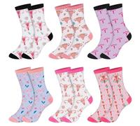Glitopper Funny Novelty Crew Socks for Women Men Obstetrical Nurse Cervix Uterus Socks for Labor and Delivery Nurse Gifts, Black, White, Pink, One size