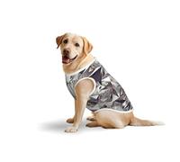 Glitter Abstract Diamond Crystal Pattern Casual Stretch Pet Vest T-Shirts, Comfort Cotton Dog Sweatshirt Sweater Vest For Large Dogs (3xl-5xl)