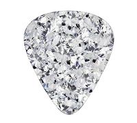 Glitter Abstract Diamond Crystal Pattern Guitar Pick 12 picks Fashion Personalized Bass Pick Durable Electric Guitar Plectrums Instrument Accessories for Ukulele