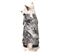 Glitter Abstract Diamond Crystal Pattern Print Dog Hoodie For Small Dogs, Warm, Soft, And Breathable Sweatshirt, Easy To Wear Jumper, Pet Winter Weather Coat Pullover