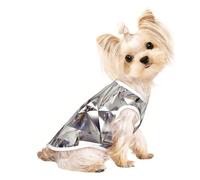 Glitter Abstract Diamond Crystal Pattern Print Pet Sleeveless T-Shirt Fashion Indoor Outdoor Apparel Daily Wear Party Tank Top