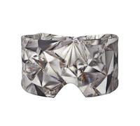 Glitter Abstract Diamond Crystal Pattern Print Print Soft Eye and Ear Muffs for Adults Sleeping Protection Cover for Travel Nap Relief