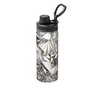 Glitter Abstract Diamond Crystal Pattern Printing 18oz Sports Insulated Kettle Drinking Cup Stainless Steel Portable Cup for Gym