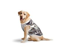 Glitter Abstract Diamond Crystal Patternprint Medium Large Pets Vest Outdoor Play Home Lounging Sleeveless Tank Top T-Shirt