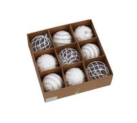 Glitter Ball Ornament For Christmas Trees Shatterproof Fall Christmas Tree Decorations Hanging Ornaments Ball L5T2 For Xmas 9pcs