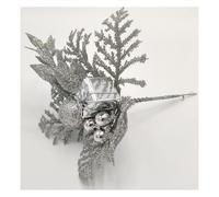 Glitter Berry and Box Christmas Pick Assorted Colours