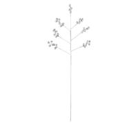 Glitter Berry Pick Christmas Decoration Ornament X 1 73Cm Silver