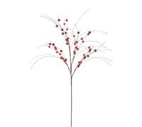 Glitter Berry Spray, Red, 80 cm