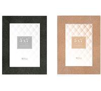 Glitter Black Photo Frame 7x5