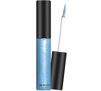 Glitter Blue Eyeliner Liquid, Gel Eye Liner Smudge-Proof Long-Lasting Eyeshadow Eye Liners Pen Glitter Waterproof Blue Liquid Coloured Eyeliner for Women Girls Gift