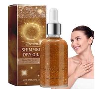 Glitter Body Oil,Body Glitter High Gloss Shiny Oil - Waterproof Body Liquid Luminizer for Face, Eyes, Legs, and Shoulders