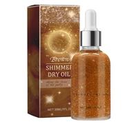 Glitter Body Oil - Dry Makeup Body Highlighter Oil | Brightening Ingredients Body Makeup Shine Glitter for Face, Shoulders, Eyes, Legs