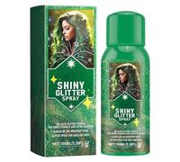 Glitter Body Spray - Water-Resistant Sperkle Coverage, Temporary Festival Radiance, Fabric Friendly Shine on Skin and Arms, Extended Stage Cosmetic Effect | Costume Parties Performances Dance Shows