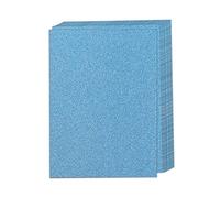 Glitter Cardstock Paper A4, 20 Sheets Creative Colored Shimmer Sparkly Paper Thin Craft Cardstock Paper for DIY Party Graduation Decor, Birthday Party Decor (Sky Blue)
