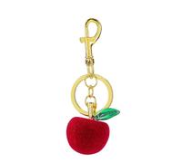 Glitter Cherry Keychain for Women Apple Bag Purse Charm Key Chain Christmas Thanksgiving Day Gifts Accessories, Style 05, S