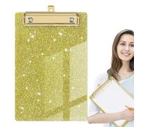 Glitter Clipboard - Letter Size Light Portable Chic Low Profile Ğlitter Cłipboard, Acrylic Glitter Clipboard | Storage Cłipboard - Not Easily Bent Or Broken, It Can Store Pens, Pencils, Paper