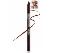 Glitter Cocoa Brown Creamy Gel Glide Eyeshadow Eyeliner Stick Pencil - Water Resistant Smudge Proof Long Wearing Makeup for Soft Shimmer Definition Buildable Smoky Eye Looks Fine Tip Precision