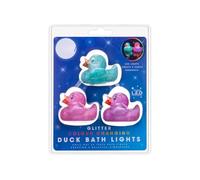 Glitter Colour Changing Duck Baath Liights 3pk - Light Up Your Room with These Amazing Glitter Colour Changing Duck Bath Lights - Chill Out As These Baath Liights Create A Relaxing Atmosphere