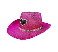 Glitter Cowboy Hat, Glitter Cowboy Hat for Men | Disco Wide Bim Cowboy Hat Sparkling - Party Headway Costume Accessories, Cosplay Props for Men Women