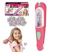 Glitter Diamond Styling Tools Hair Gemstone Styling Set To Light Up Girls' Hair, Clothes, Accessories, No Heat Required Hairs Styling Accessories, with Reusable Shining Diamonds, (1PC)