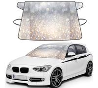 Glitter Diamonds, Car Windshield Cover, Protective Windscreen Cover - Snow Ice Sun UV Dust Water Resistant - Fit for Most Cars