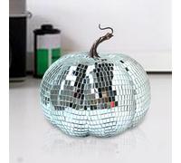 Glitter Disco Pumpkin | Disco Ball Pumpkin Halloween | Artificial Disco Ball Pumpkin Shaped Artificial Glitter Glass Halloween Decoration | Favors Supplies Pumpkins Fall Hangable For Autumn