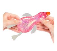 Glitter Duck Squeeze Toy, Duck Sugar Stress Ball Squishy Toys, Soft Novelty Glitter Ducks Squishy, Rebounding Sensory Stretchy Squeezes Toys Fidget Toy, Stress Relief Plaything & Kids Party Bag