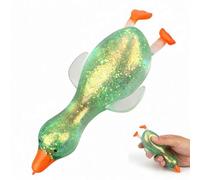 Glitter Duck Squeeze Toys,Squeezable Stress Relief Toys for Adults,5.46in Sparkly Cute Mini Ducks Squishies,Stretchy Anxiety Squeeeze Fidget Toy for Party Favors ,Birthday Gifts