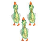 Glitter Duck Squishy Sugar Stress Ball, Soft Duck Stress Relief Sugar Ball Squishy Ultra Squishy and Moldable Slow Rise Relaxing Sensory Fidget Stress for Anxiety Relief (3PCS E)