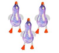 Glitter Duck Squishy Sugar Stress Ball, Soft Duck Stress Relief Sugar Ball Squishy Ultra Squishy and Moldable Slow Rise Relaxing Sensory Fidget Stress for Anxiety Relief (3PCS C)