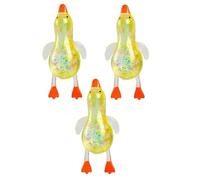 Glitter Duck Squishy Sugar Stress Ball, Soft Duck Stress Relief Sugar Ball Squishy Ultra Squishy and Moldable Slow Rise Relaxing Sensory Fidget Stress for Anxiety Relief (3PCS D)