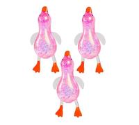 Glitter Duck Squishy Sugar Stress Ball, Soft Duck Stress Relief Sugar Ball Squishy Ultra Squishy and Moldable Slow Rise Relaxing Sensory Fidget Stress for Anxiety Relief (3PCS B)