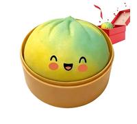 Glitter Dumpling - Bun Shape Stress Relief Ball for Reduction, Soft Pinch Toy with Satisfying Texture, Sensory Toy for Studying Working Travel Home Office Classroom Car Ride